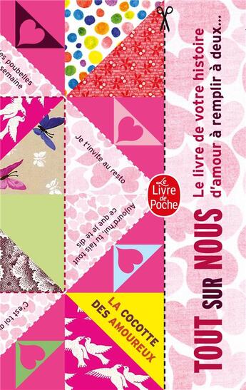 Couverture du livre « Tout sur nous ; le livre de votre histoire d'amour à remplir à deux » de Stephane Ribeiro aux éditions Le Livre De Poche