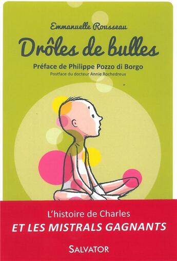 Couverture du livre « Drôles de bulles » de Emmanuelle Rousseau aux éditions Salvator