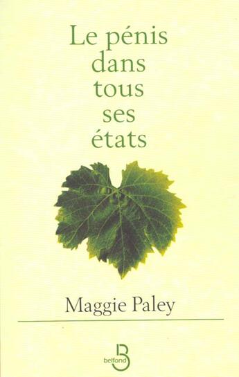 Couverture du livre « Le Penis Dans Tous Ses Etats » de Maggie Paley aux éditions Belfond