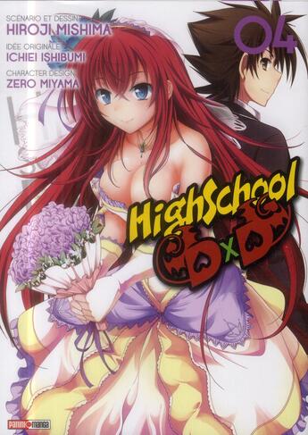 Couverture du livre « High school DxD Tome 4 » de Zero Miyama et Hiroji Mishima et Ichiei Ishibumi aux éditions Panini