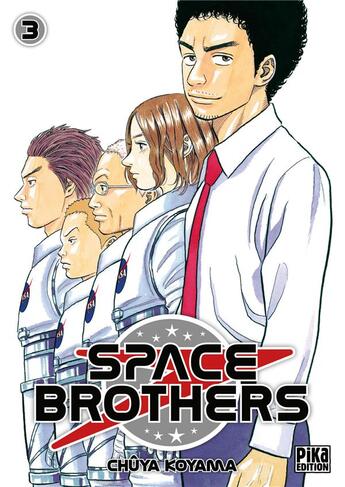 Couverture du livre « Space brothers Tome 3 » de Chuya Koyama aux éditions Pika