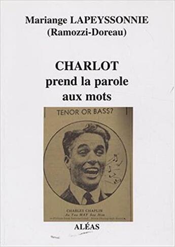 Couverture du livre « Charlot prend la parole aux mots » de Mariange Ramozzi-Doreau aux éditions Aleas