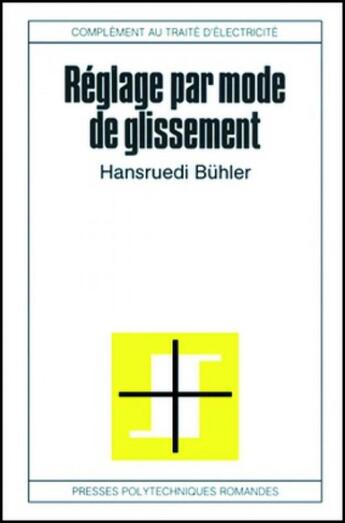 Couverture du livre « Reglage par mode glissemt » de Buhler aux éditions Ppur