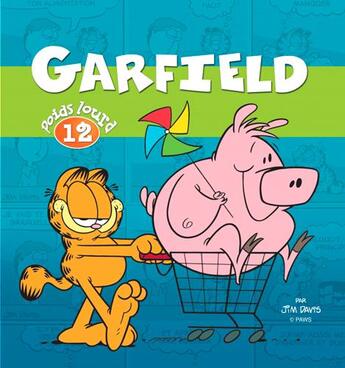 Couverture du livre « Garfield - poids lourd Tome 12 » de Jim Davis aux éditions Presses Aventure