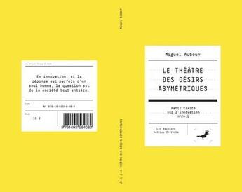 Couverture du livre « Le théâtre des désirs asymétriques » de Miguel Aubouy aux éditions Nullius In Verba