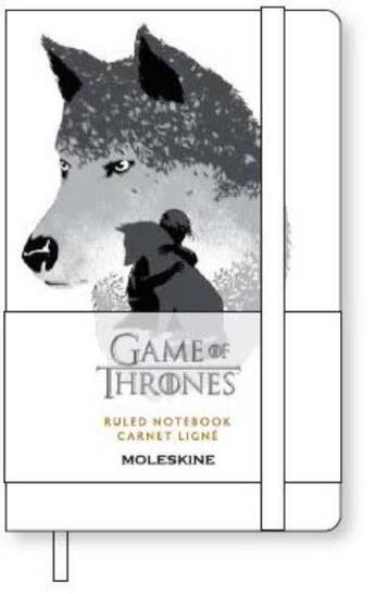 Couverture du livre « Game of thrones ; carnet poche blanc » de  aux éditions Moleskine