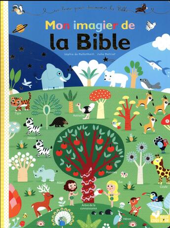 Couverture du livre « L'imagier de la bible » de Julie Mercier et Sophie Mullenheim aux éditions Deux Coqs D'or