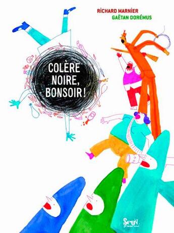 Couverture du livre « Colère noire, bonsoir ! » de Marnier/Doremus aux éditions Seuil Jeunesse