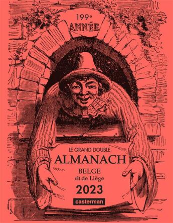 Couverture du livre « Le grand double almanach belge, dit de Liège (édition 2023) » de  aux éditions Casterman