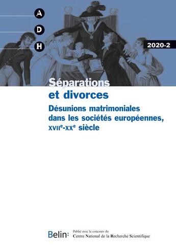 Couverture du livre « Adh 2020-2 » de  aux éditions Belin