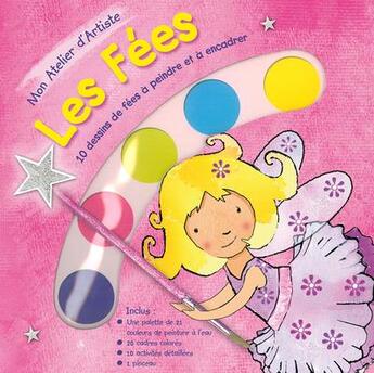 Couverture du livre « Les fées ; mon atelier d'artiste » de  aux éditions Millepages