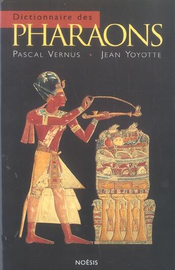 Couverture du livre « Dictionnaire Des Pharaons » de Vernus et Yoyotte aux éditions Agnes Vienot