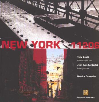 Couverture du livre « New York city » de Patrick Grainville et Tony Soulie aux éditions Garde Temps