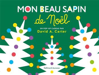 Couverture du livre « Mon beau sapin de Noël » de David A. Carter aux éditions Gallimard-jeunesse