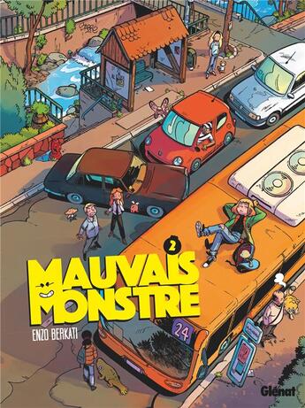 Couverture du livre « Mauvais monstre Tome 2 » de Enzo Berkati aux éditions Glenat