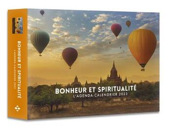 Couverture du livre « Agenda-calendrier bonheur et spiritualité (édition 2023) » de  aux éditions Hugo Image