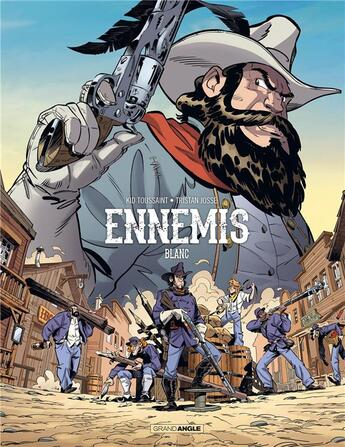 Couverture du livre « Ennemis Tome 2 : blanc » de Kid Toussaint et Tristan Josse aux éditions Bamboo