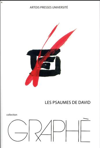 Couverture du livre « Les psaumes de David » de  aux éditions Pu D'artois