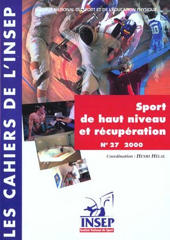 Couverture du livre « CAHIER DE L'INSEP T.27 » de Henri Helal aux éditions Insep Diffusion