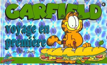 Couverture du livre « Garfield t.9 : Garfield voyage en première » de Jim Davis aux éditions Presses Aventure