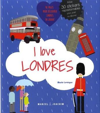 Couverture du livre « I love Londres » de Marie Leveque aux éditions Marcel Et Joachim