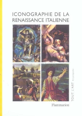 Couverture du livre « Iconographie de la renaissance italienne » de Elisa De Halleux aux éditions Flammarion