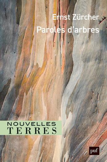 Couverture du livre « Paroles d'arbres » de Ernst Zurcher aux éditions Puf