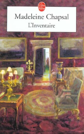 Couverture du livre « L'inventaire » de Chapsal-M aux éditions Le Livre De Poche