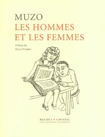 Couverture du livre « Les hommes et les femmes » de Muzo aux éditions Cahiers Dessines