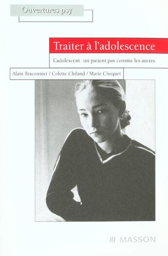 Couverture du livre « Traite a l'adolescence » de Braconnier aux éditions Elsevier-masson