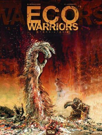 Couverture du livre « Eco warriors t.2 ; orang-utan » de Richard Marazano et Christian Lamquet aux éditions 12 Bis