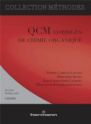 Couverture du livre « QCM corrigés ; chimie organique ; PCEM 1 » de  aux éditions Hermann