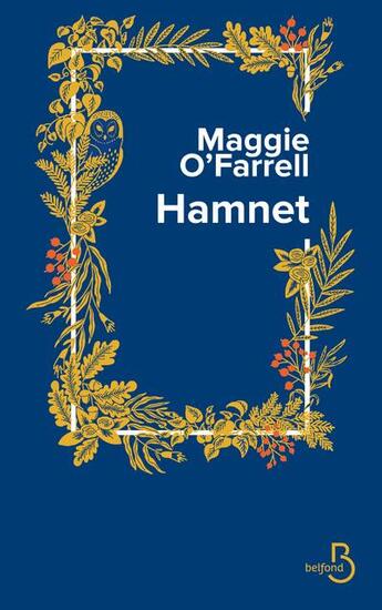 Couverture du livre « Hamnet » de Maggie O'Farrell aux éditions Belfond