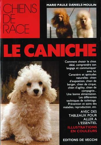 Couverture du livre « Le caniche » de Marie-Paule Daniels-Moulin aux éditions De Vecchi