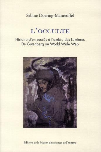 Couverture du livre « Occulte » de Doering Manteuf aux éditions Maison Des Sciences De L'homme