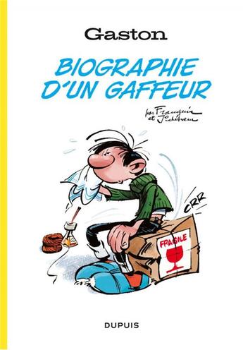 Couverture du livre « Gaston Hors-Série : biographie d'un gaffeur » de Jidehem et Andre Franquin aux éditions Dupuis