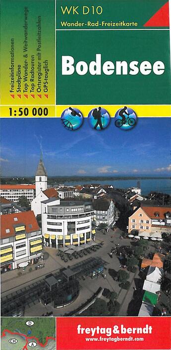 Couverture du livre « Wk d10 bodensee » de  aux éditions Freytag Und Berndt