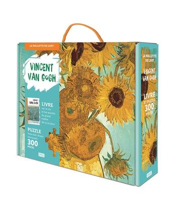 Couverture du livre « La mallette de l'art : Vincent Van Gogh, vase avec douze tournesols » de Giulia Pesavento aux éditions Sassi