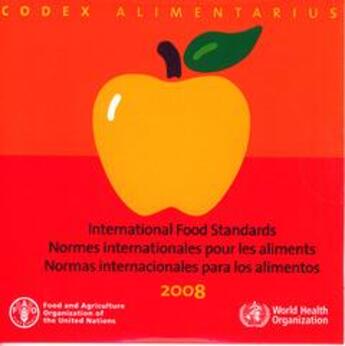 Couverture du livre « Codex alimentarius. international food standards/normes internationals pour les aliments/normas inte » de  aux éditions Fao