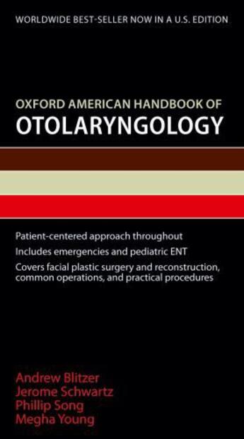 Couverture du livre « Oxford American Handbook of Otolaryngology » de Young Nwanmegha aux éditions Oxford University Press Usa