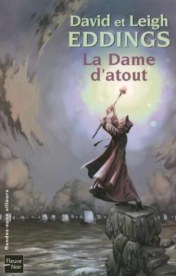 Couverture du livre « La dame d'atout » de Leigh Eddings et David Eddings aux éditions Fleuve Editions