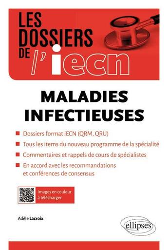 Couverture du livre « Maladies infectieuses » de Lacroix aux éditions Ellipses