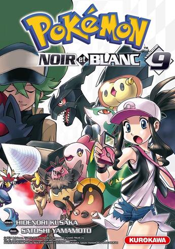 Couverture du livre « Pokémon - noir et blanc Tome 9 » de Hidenori Kusaka et Satoshi Yamamoto aux éditions Kurokawa