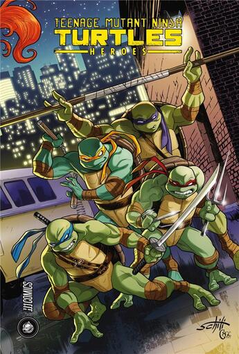 Couverture du livre « Les Tortues Ninja - TMNT : heroes » de Tom Waltz et Brian Lynch aux éditions Hicomics