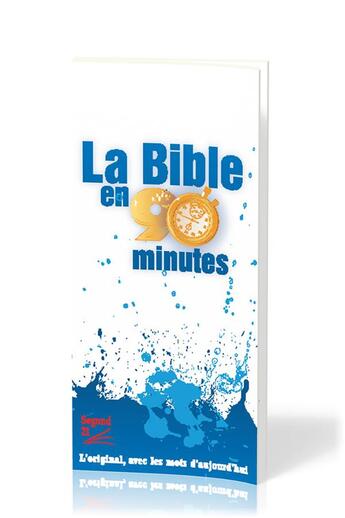 Couverture du livre « La Bible en 90 minutes » de  aux éditions Ste Biblique De Geneve