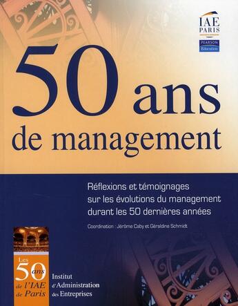 Couverture du livre « 50 ans de management » de  aux éditions Pearson