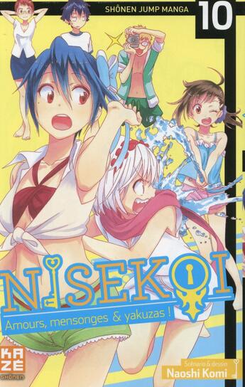 Couverture du livre « Nisekoi - amours, mensonges et yakusas ! Tome 10 » de Naoshi Komi aux éditions Crunchyroll