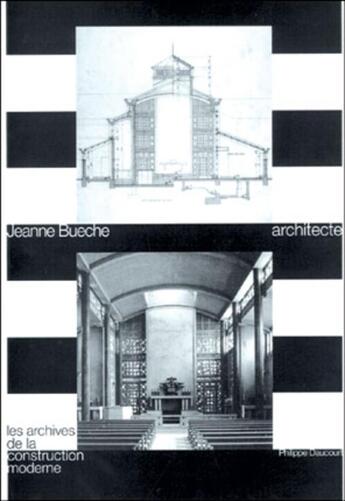 Couverture du livre « Jeanne bueche architecte » de Daucourt Philippe aux éditions Ppur