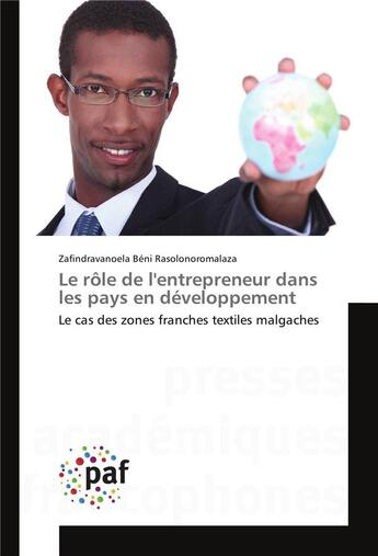 Couverture du livre « Le role de l'entrepreneur dans les pays en developpement » de Rasolonoromalaza Z. aux éditions Presses Academiques Francophones