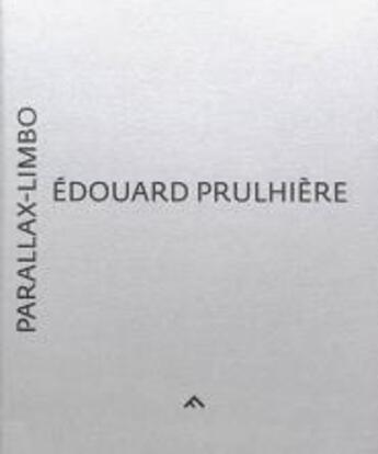 Couverture du livre « Edouard Prulhière » de  aux éditions Filigranes